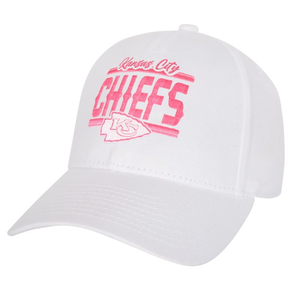 girls youth kansas city chiefs all white structured adjustable hat Collection | Chiefs Shop NFL Jerseys & Hats