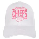 girls youth kansas city chiefs all white structured adjustable hat Collection | Chiefs Shop NFL Jerseys & Hats
