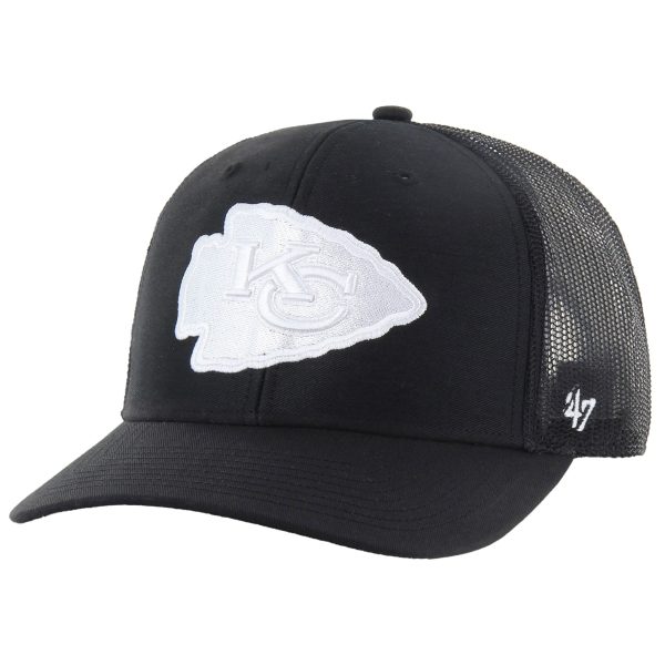 mens 47 black kansas city chiefs trucker adjustable hat 202753516 Collection | Chiefs Shop NFL Jerseys & Hats