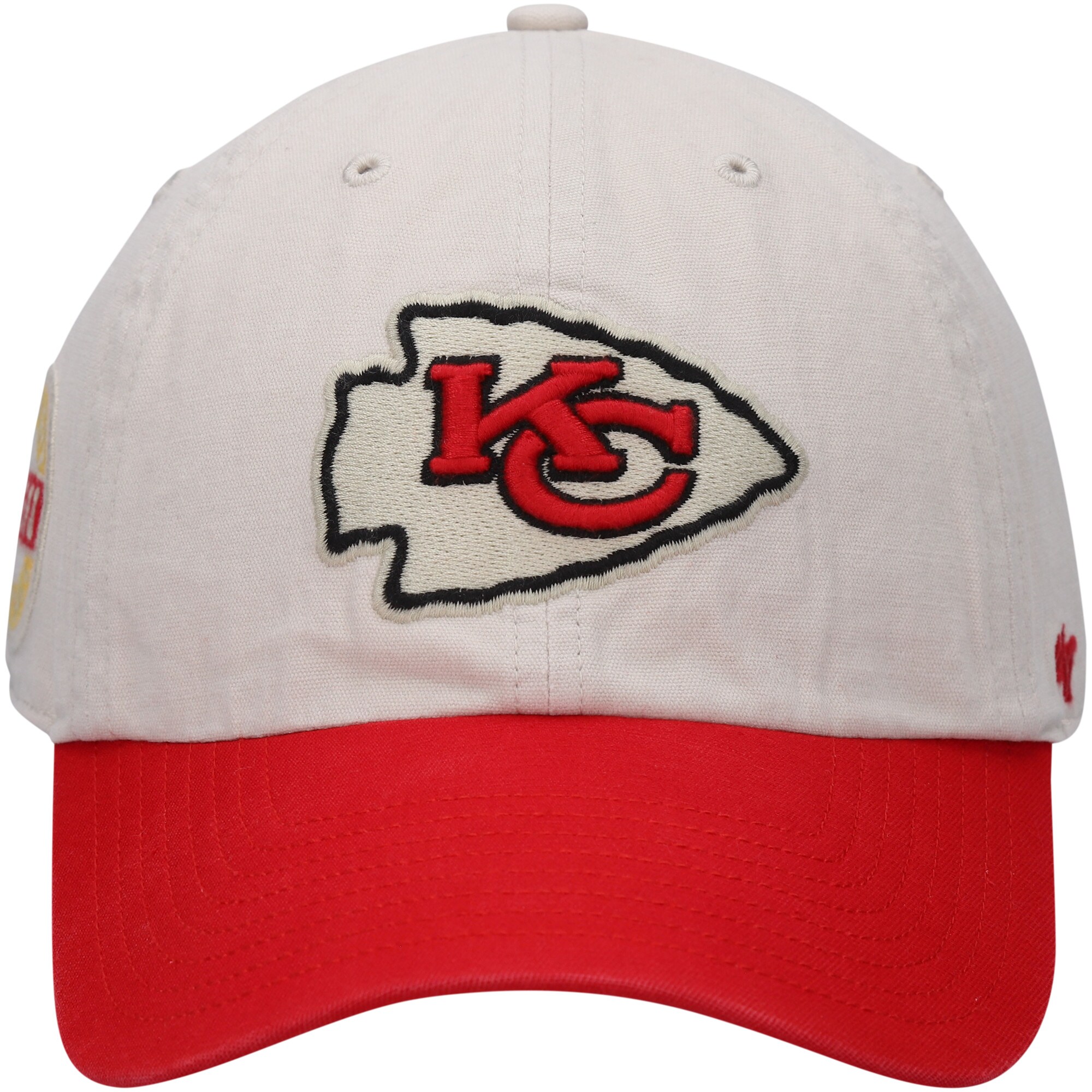 mens 47 creamred kansas city chiefs sidestep clean up adjustable hat Collection | Chiefs Shop NFL Jerseys & Hats