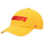 mens 47 gold kansas city chiefs clean up script adjustable hat Collection | Chiefs Shop NFL Jerseys & Hats