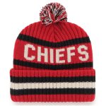 mens 47 red kansas city chiefs bering cuffed knit hat with pom Collection | Chiefs Shop NFL Jerseys & Hats