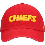 mens 47 red kansas city chiefs clean up script adjustable hat Collection | Chiefs Shop NFL Jerseys & Hats