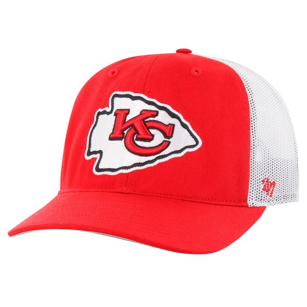 mens 47 redwhite kansas city chiefs team unstructured trucker adjustable hat Collection | Chiefs Shop NFL Jerseys & Hats
