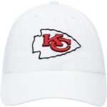 mens 47 white kansas city chiefs logo clean up adjustable hat Collection | Chiefs Shop NFL Jerseys & Hats