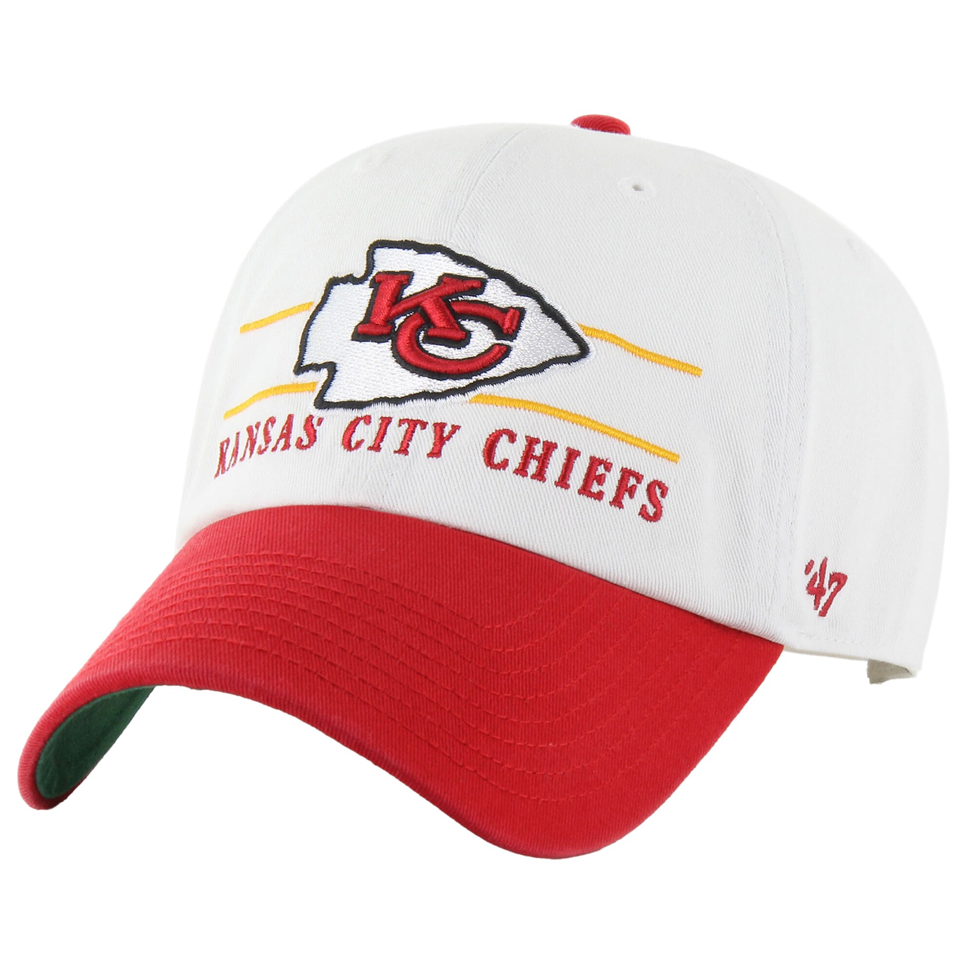 mens 47 whitered kansas city chiefs double header clean up adjustable hat Collection | Chiefs Shop NFL Jerseys & Hats