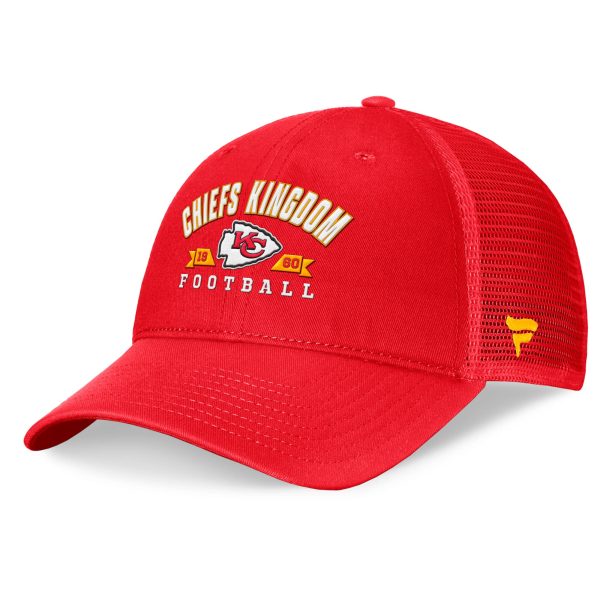 mens fanatics red kansas city chiefs timeout trucker adjustable hat Collection | Chiefs Shop NFL Jerseys & Hats
