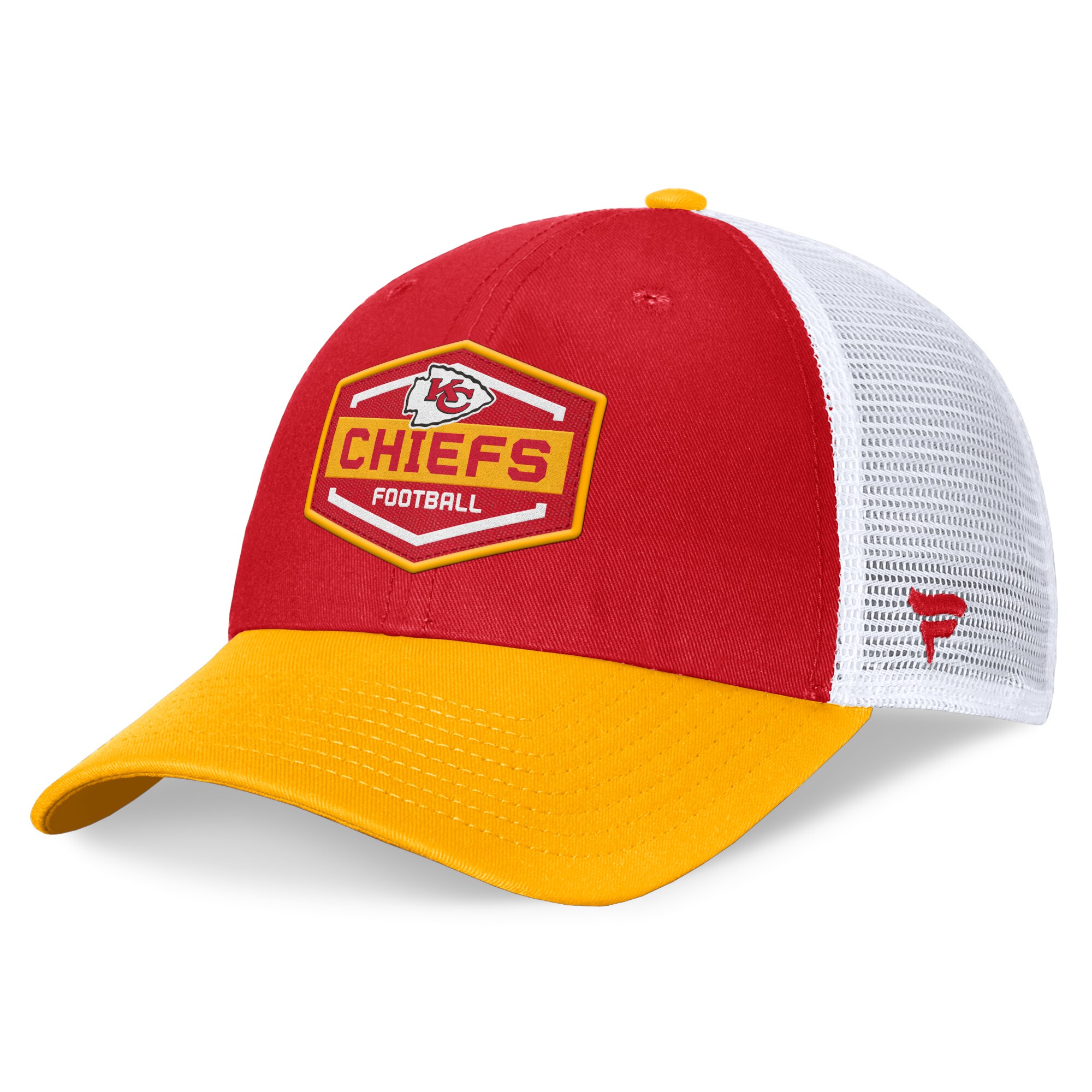 mens fanatics redgold kansas city chiefs bench trucker adjustable hat Collection | Chiefs Shop NFL Jerseys & Hats