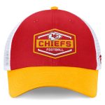 mens fanatics redgold kansas city chiefs bench trucker adjustable hat Collection | Chiefs Shop NFL Jerseys & Hats