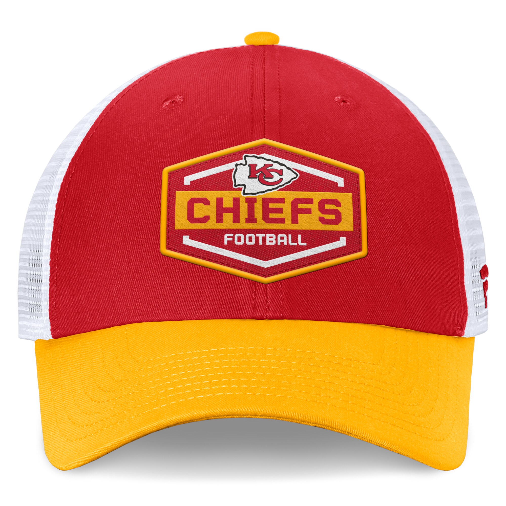 mens fanatics redgold kansas city chiefs bench trucker adjustable hat Collection | Chiefs Shop NFL Jerseys & Hats