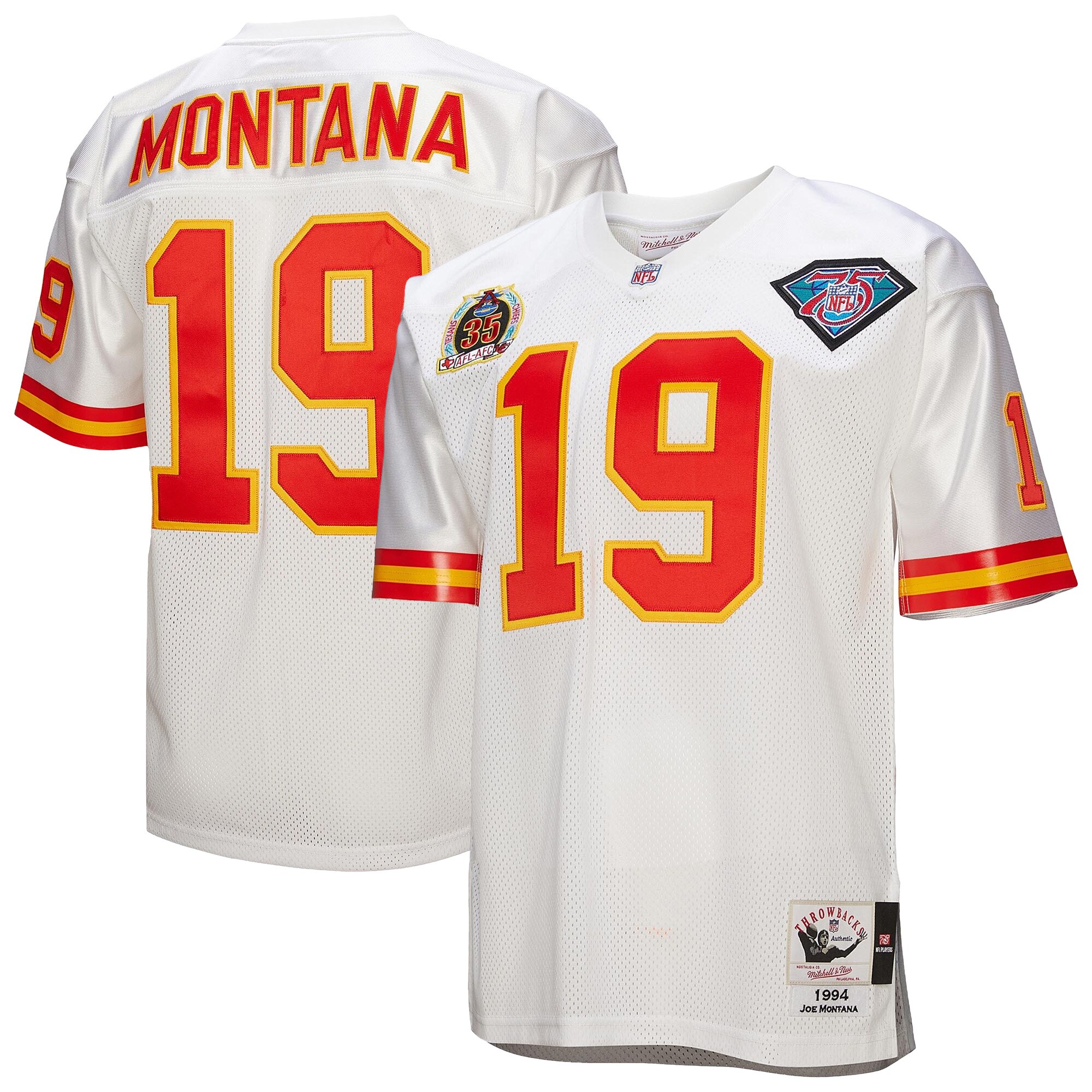 mens mitchell amp ness joe montana white kansas city chiefs 1994 authentic throwback retired player jersey Collection | Chiefs Shop NFL Jerseys & Hats