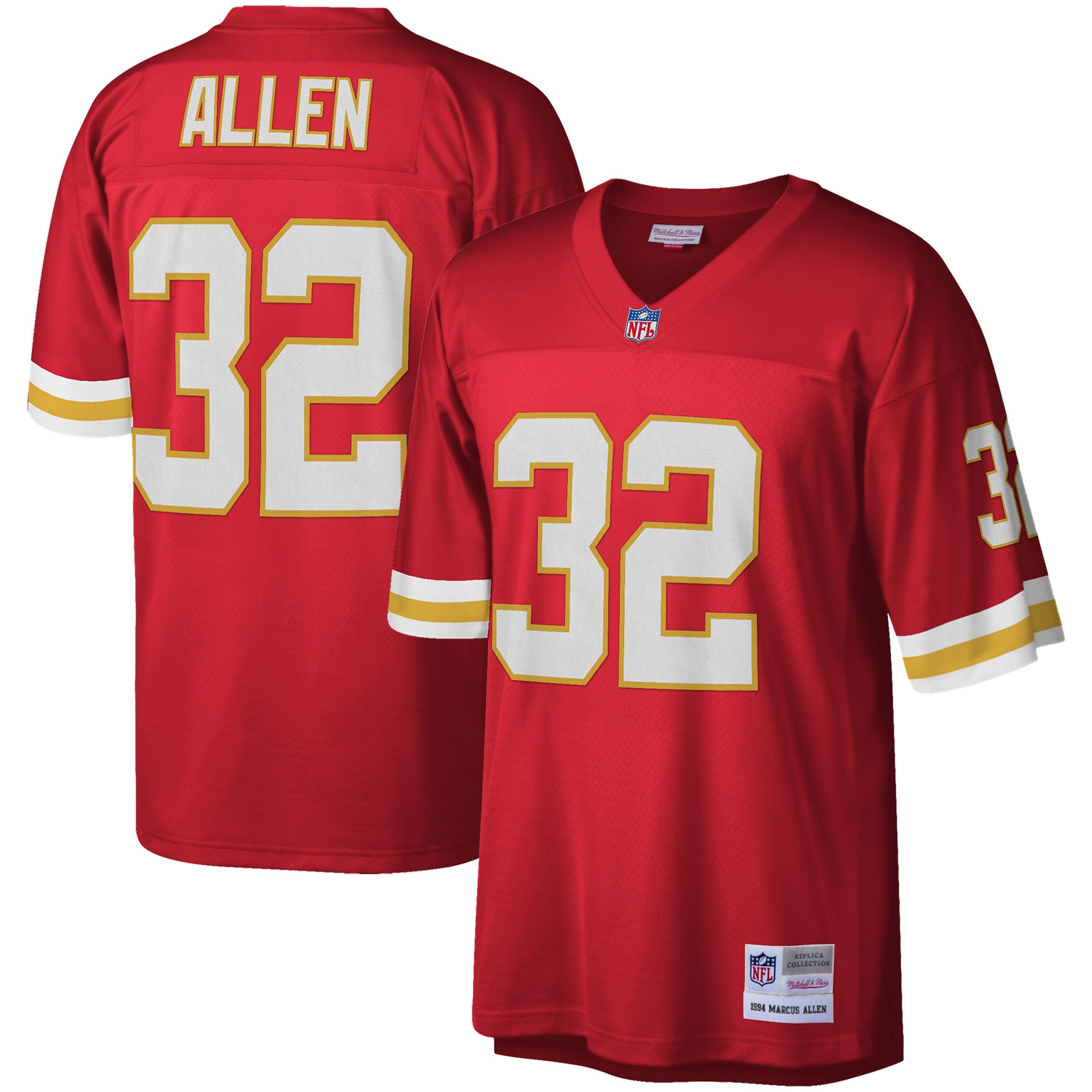 mens mitchell amp ness marcus allen red kansas city chiefs legacy replica jersey Collection | Chiefs Shop NFL Jerseys & Hats