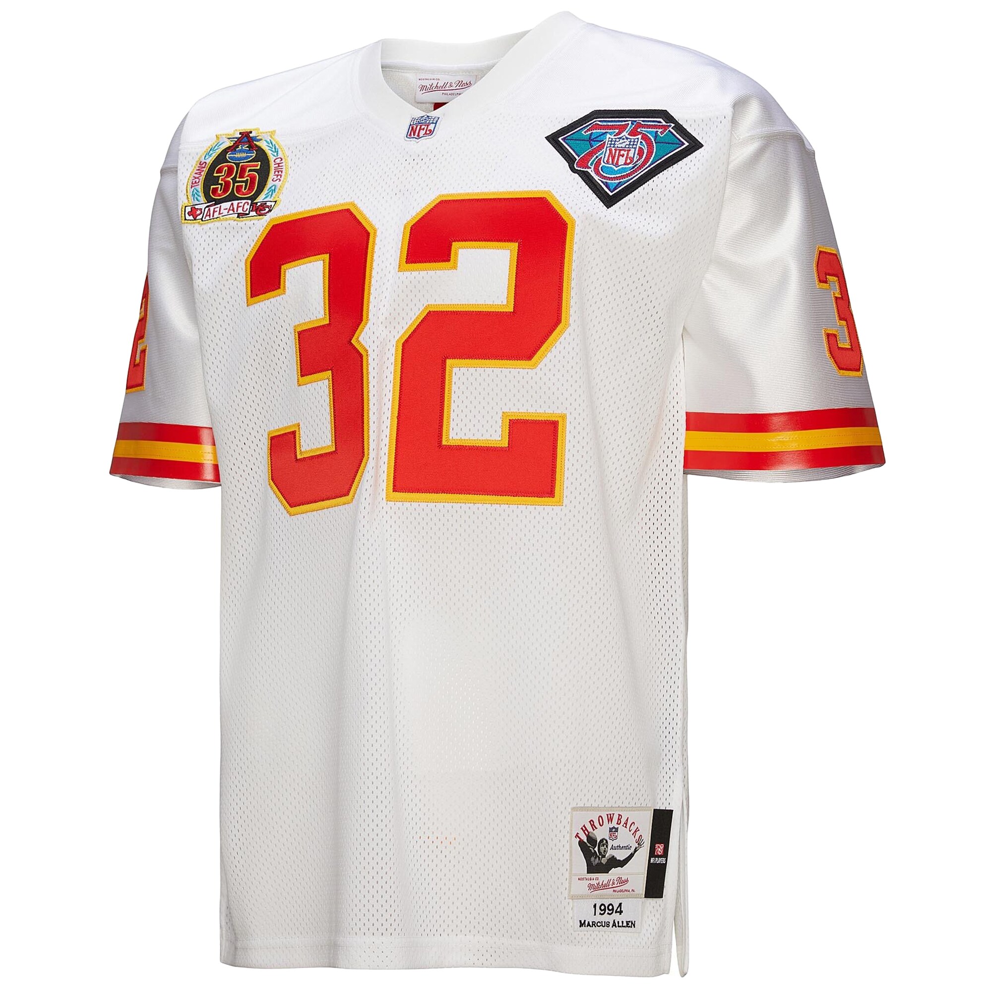 mens mitchell amp ness marcus allen white kansas city chiefs 1994 authentic throwback retired player jersey Collection | Chiefs Shop NFL Jerseys & Hats