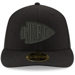 mens new era black kansas city chiefs alternate logo black on black low profile 59fifty ii fitted hat Collection | Chiefs Shop NFL Jerseys & Hats