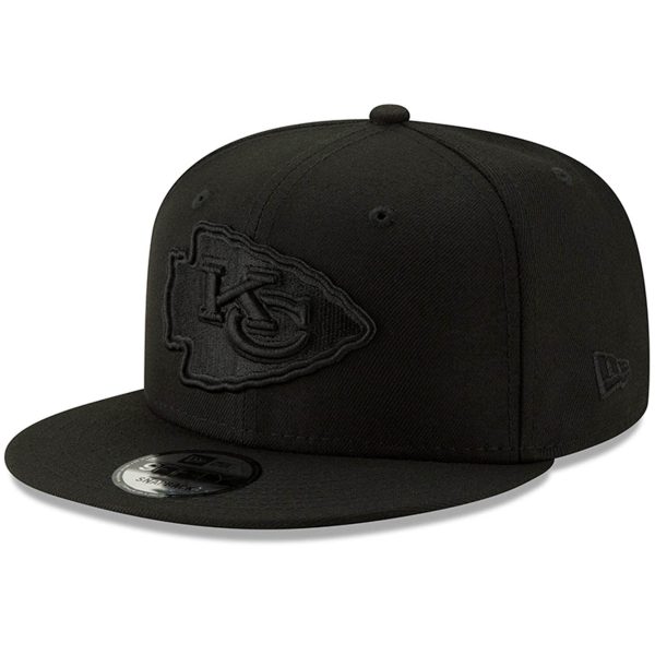 mens new era black kansas city chiefs black on black 9fifty adjustable hat Collection | Chiefs Shop NFL Jerseys & Hats