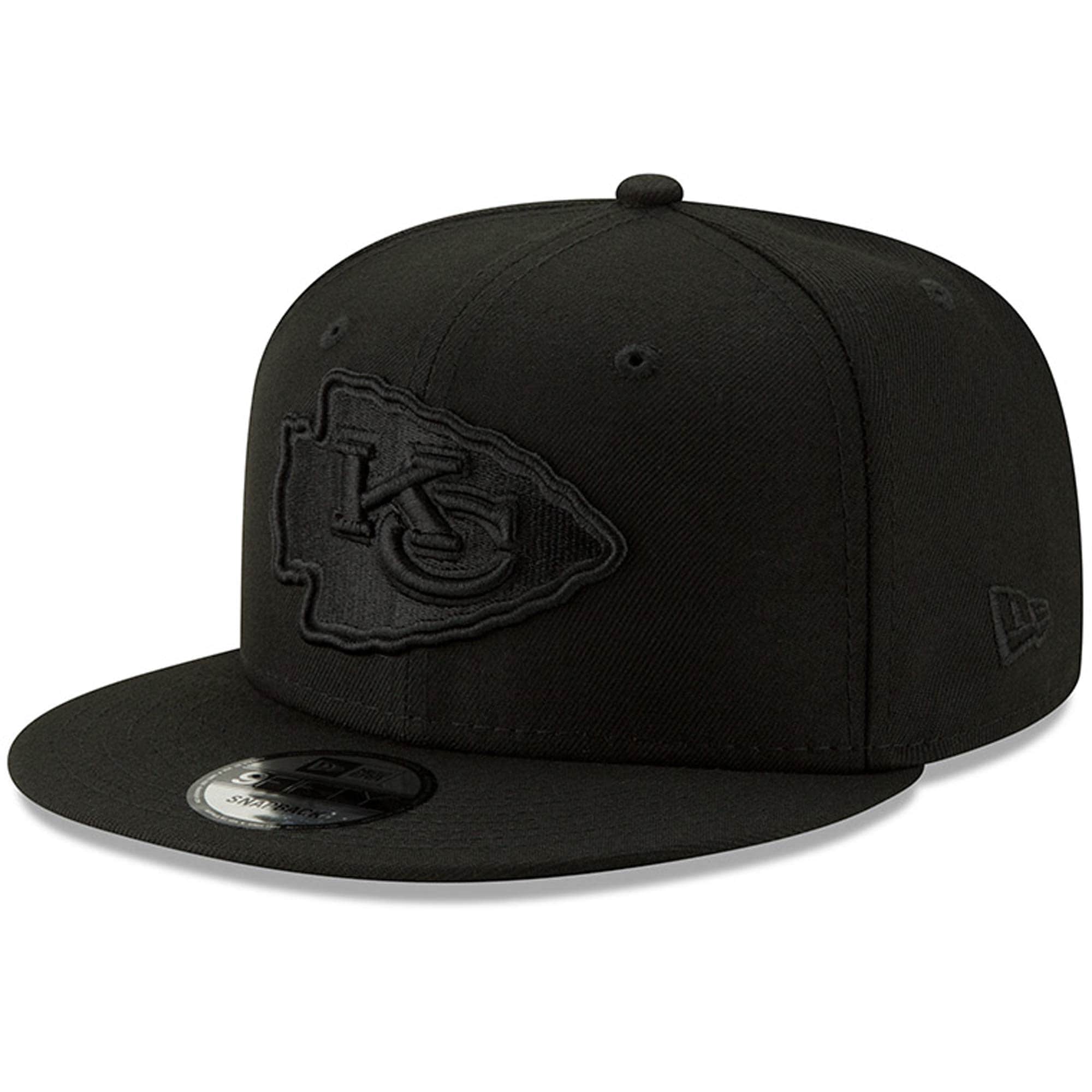 mens new era black kansas city chiefs black on black 9fifty adjustable hat Collection | Chiefs Shop NFL Jerseys & Hats