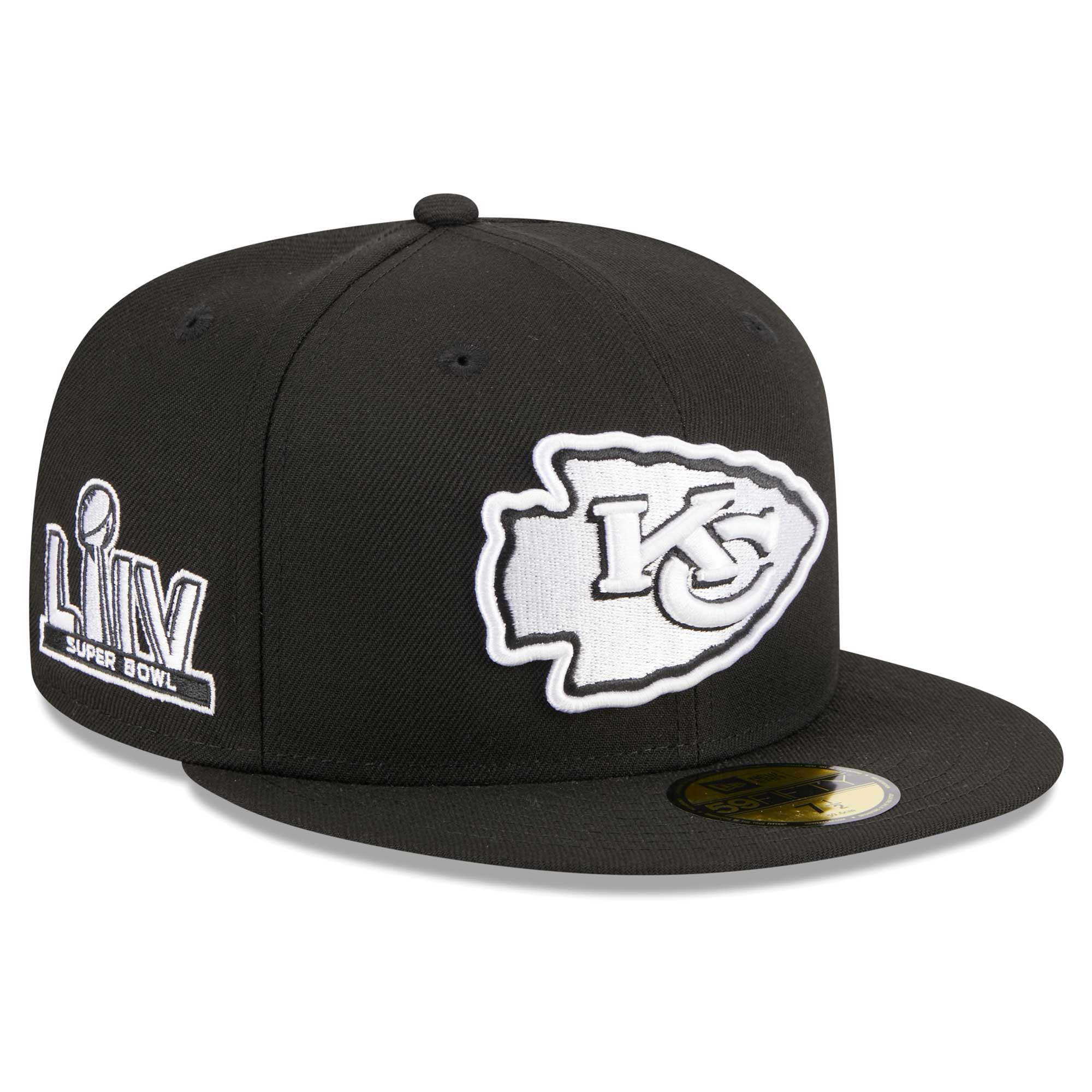 mens new era black kansas city chiefs main patch 59fifty fitted hat Collection | Chiefs Shop NFL Jerseys & Hats