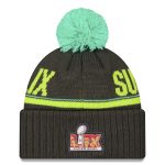 mens new era black kansas city chiefs super bowl lix cuffed knit hat with pom Collection | Chiefs Shop NFL Jerseys & Hats