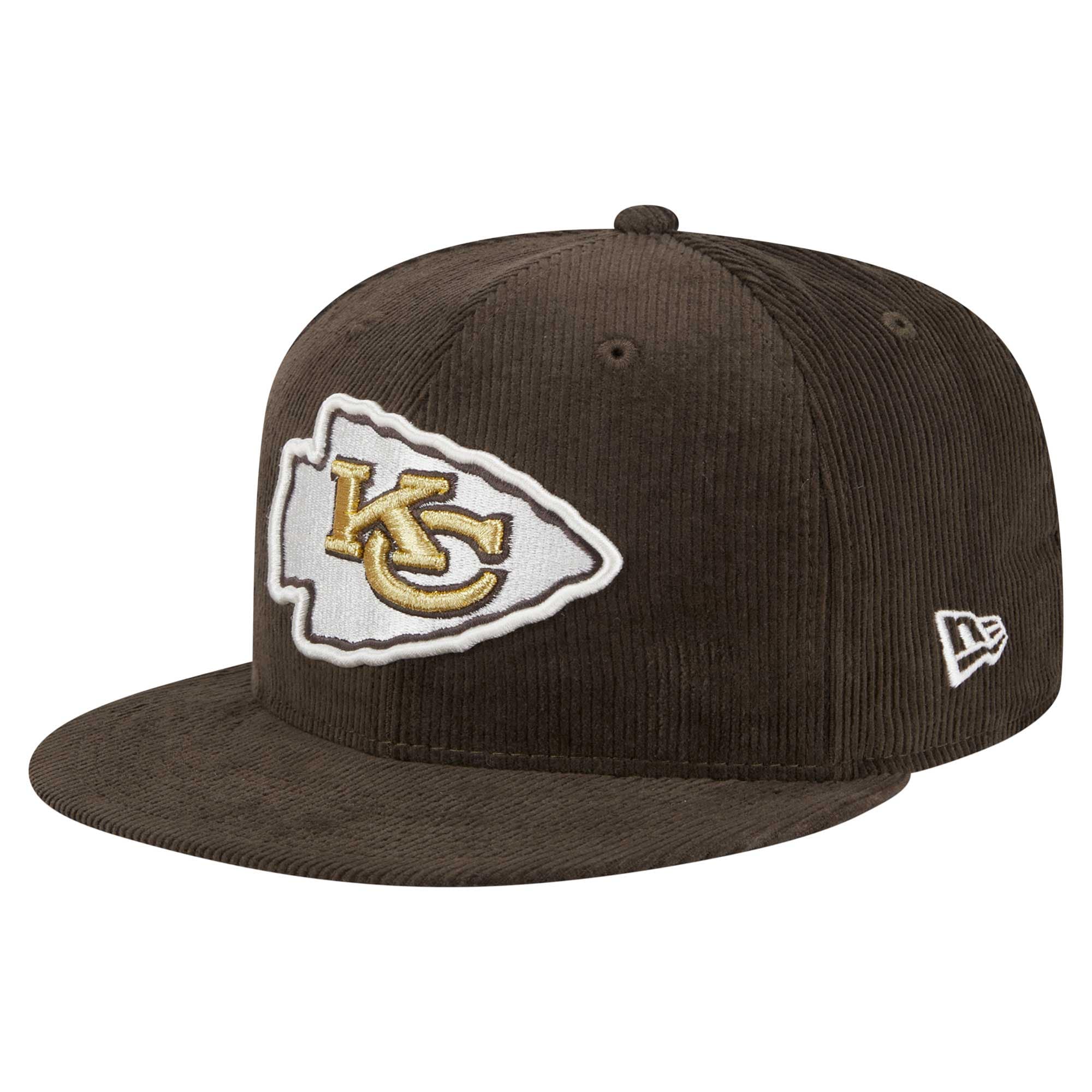 mens new era brown kansas city chiefs choco cord 59fifty fitted hat Collection | Chiefs Shop NFL Jerseys & Hats