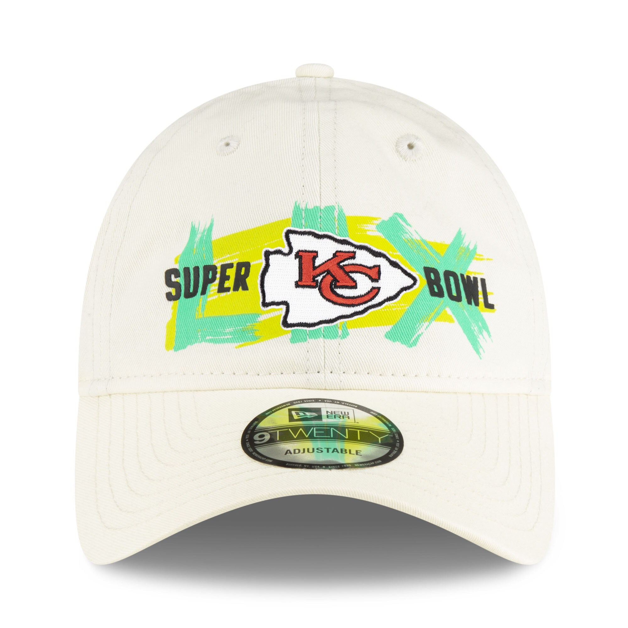 mens new era cream kansas city chiefs super bowl lix 9twenty adjustable hat Collection | Chiefs Shop NFL Jerseys & Hats
