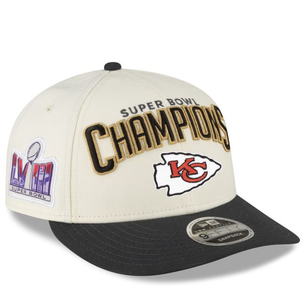 mens new era creamblack kansas city chiefs super bowl lviii champions locker room low profile 9fifty adjustable hat Collection | Chiefs Shop NFL Jerseys & Hats