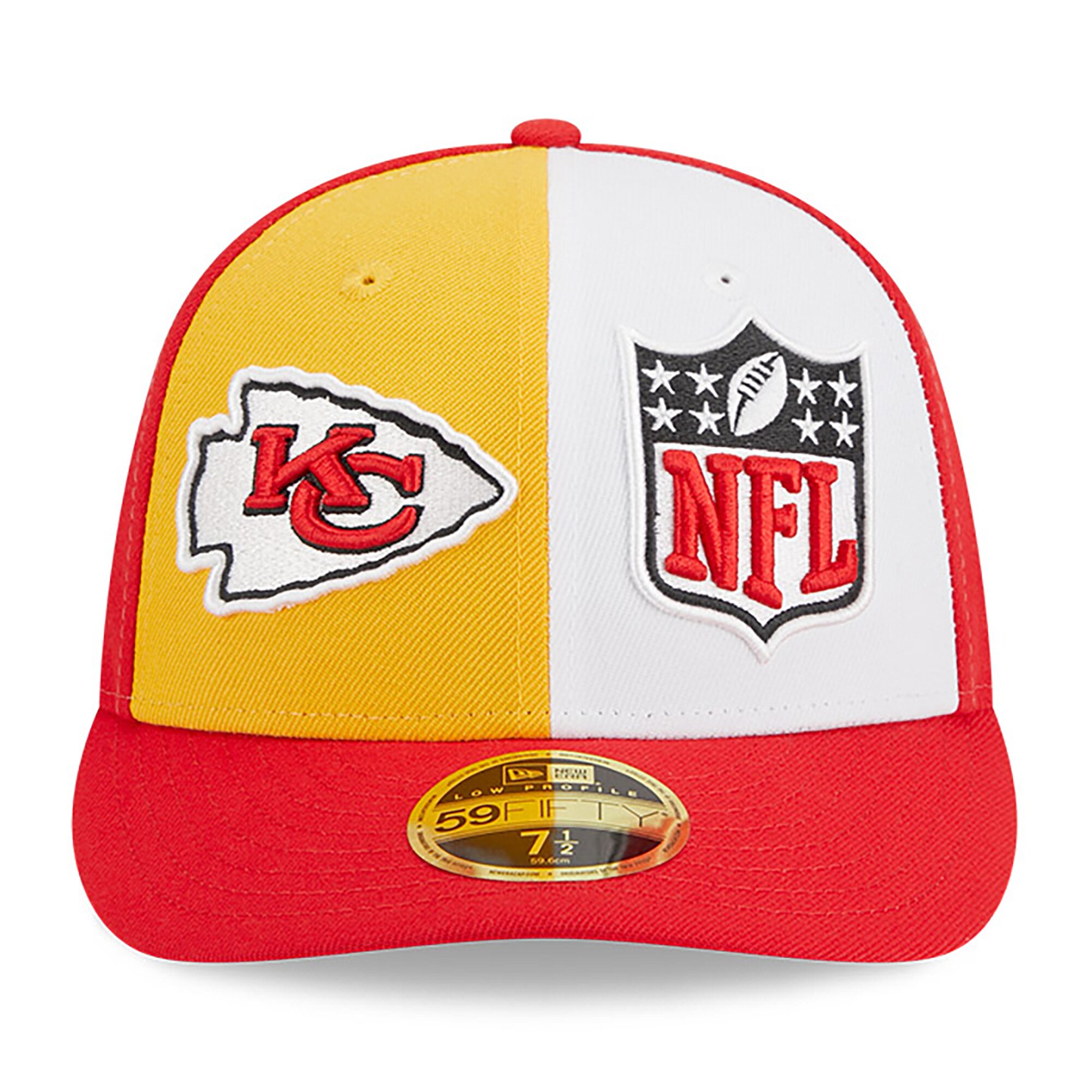 mens new era goldred kansas city chiefs 2023 sideline low profile 59fifty fitted hat Collection | Chiefs Shop NFL Jerseys & Hats