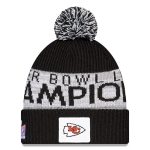 mens new era graphite kansas city chiefs super bowl lviii champions parade cuffed pom knit hat Collection | Chiefs Shop NFL Jerseys & Hats