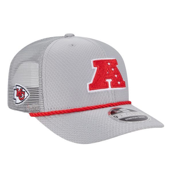 mens new era gray kansas city chiefs 2025 pro bowl 9seventy stretch-snap hat Collection | Chiefs Shop NFL Jerseys & Hats
