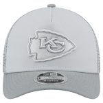mens new era gray kansas city chiefs domain 9forty a-frame trucker adjustable hat Collection | Chiefs Shop NFL Jerseys & Hats