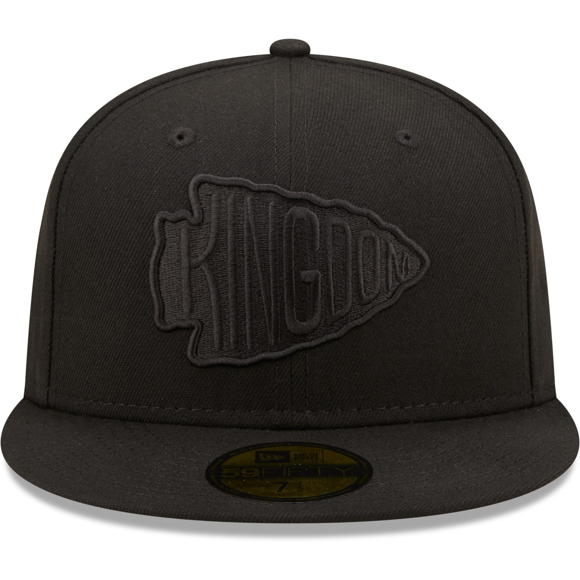 mens new era kansas city chiefs black on black alternate logo 59fifty fitted hat Collection | Chiefs Shop NFL Jerseys & Hats