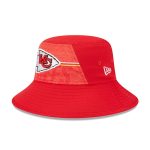 mens new era red kansas city chiefs 2023 nfl training camp stretch bucket hat Collection | Chiefs Shop NFL Jerseys & Hats