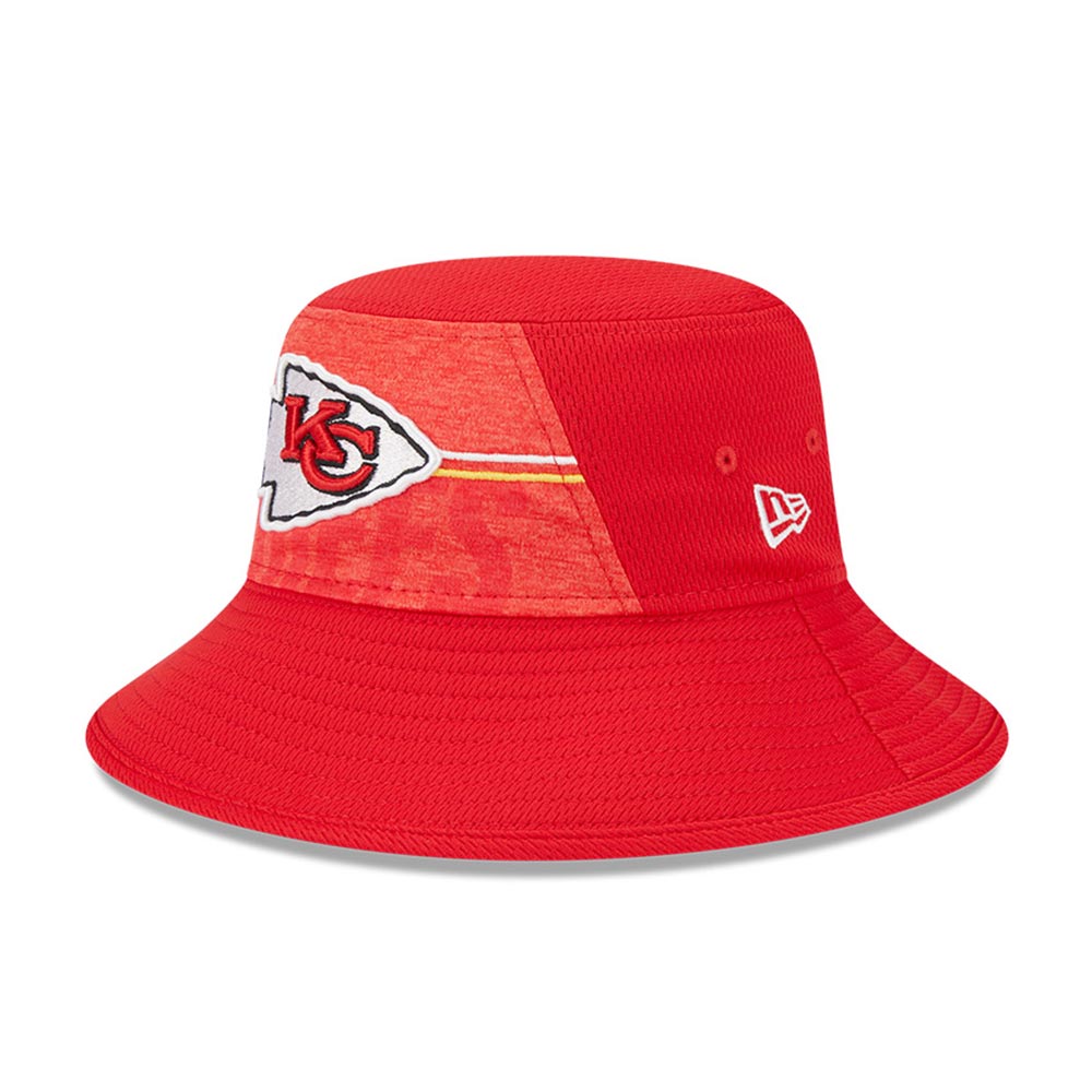 mens new era red kansas city chiefs 2023 nfl training camp stretch bucket hat Collection | Chiefs Shop NFL Jerseys & Hats