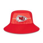 mens new era red kansas city chiefs 2023 nfl training camp stretch bucket hat Collection | Chiefs Shop NFL Jerseys & Hats