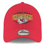 mens new era red kansas city chiefs 2024 afc champions 9forty adjustable hat Collection | Chiefs Shop NFL Jerseys & Hats