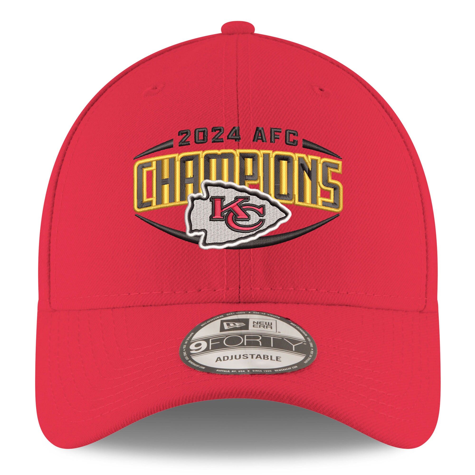 mens new era red kansas city chiefs 2024 afc champions 9forty adjustable hat Collection | Chiefs Shop NFL Jerseys & Hats