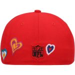 mens new era red kansas city chiefs chain stitch heart 59fifty fitted hat Collection | Chiefs Shop NFL Jerseys & Hats