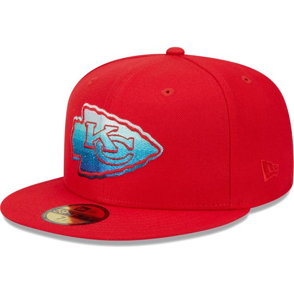 mens new era red kansas city chiefs gradient 59fifty fitted hat Collection | Chiefs Shop NFL Jerseys & Hats