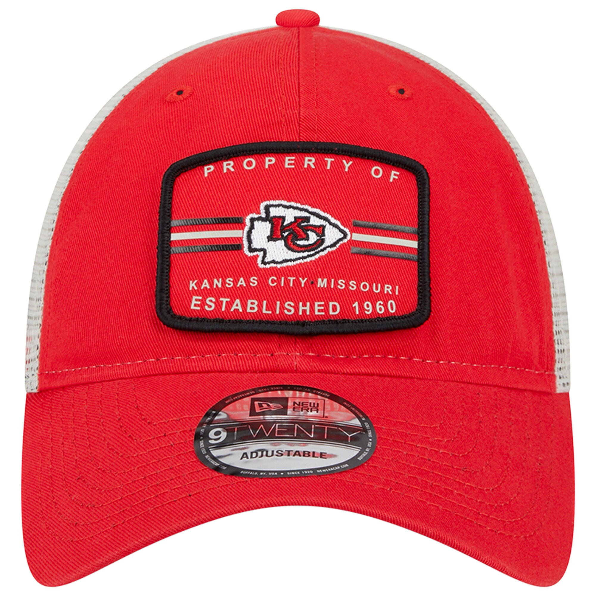 mens new era red kansas city chiefs property trucker 9twenty adjustable hat Collection | Chiefs Shop NFL Jerseys & Hats