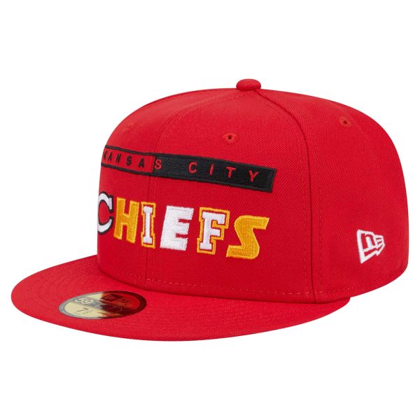 mens new era red kansas city chiefs ransom 59fifty fitted hat Collection | Chiefs Shop NFL Jerseys & Hats