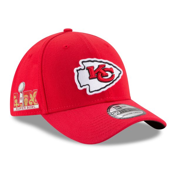 mens new era red kansas city chiefs super bowl lix side patch 39thirty flex hat Collection | Chiefs Shop NFL Jerseys & Hats