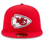 mens new era red kansas city chiefs super bowl lix side patch 59fifty fitted hat Collection | Chiefs Shop NFL Jerseys & Hats