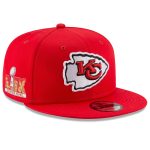 mens new era red kansas city chiefs super bowl lix side patch 9fifty snapback hat Collection | Chiefs Shop NFL Jerseys & Hats