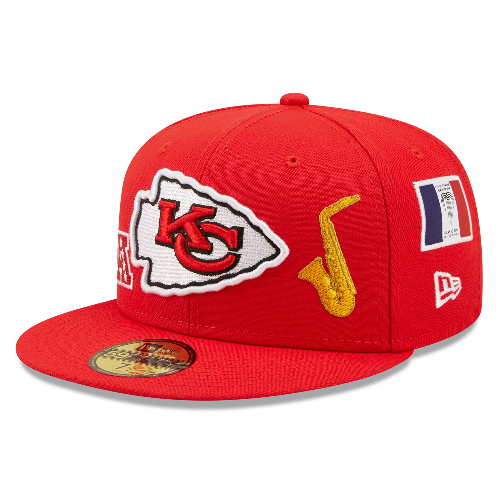 mens new era red kansas city chiefs team local 59fifty fitted hat Collection | Chiefs Shop NFL Jerseys & Hats