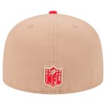 mens new era tan kansas city chiefs logo main 59fifty fitted hat Collection | Chiefs Shop NFL Jerseys & Hats