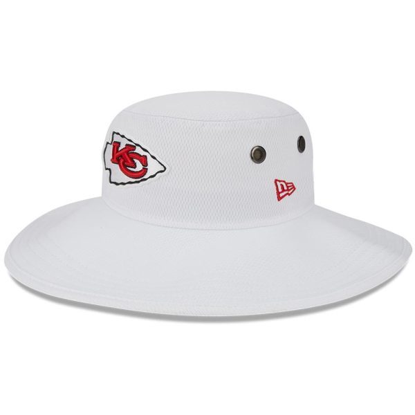mens new era white kansas city chiefs 2023 nfl training camp panama bucket hat Collection | Chiefs Shop NFL Jerseys & Hats