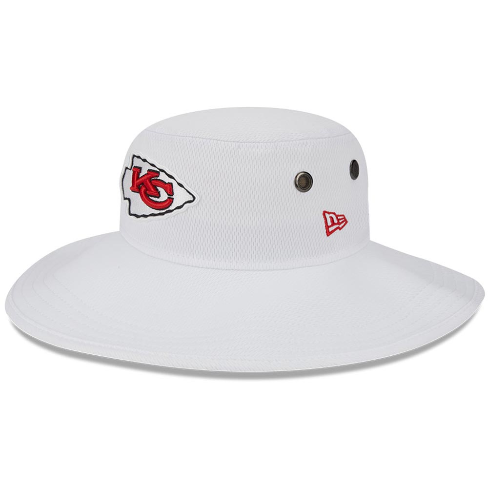 mens new era white kansas city chiefs 2023 nfl training camp panama bucket hat Collection | Chiefs Shop NFL Jerseys & Hats
