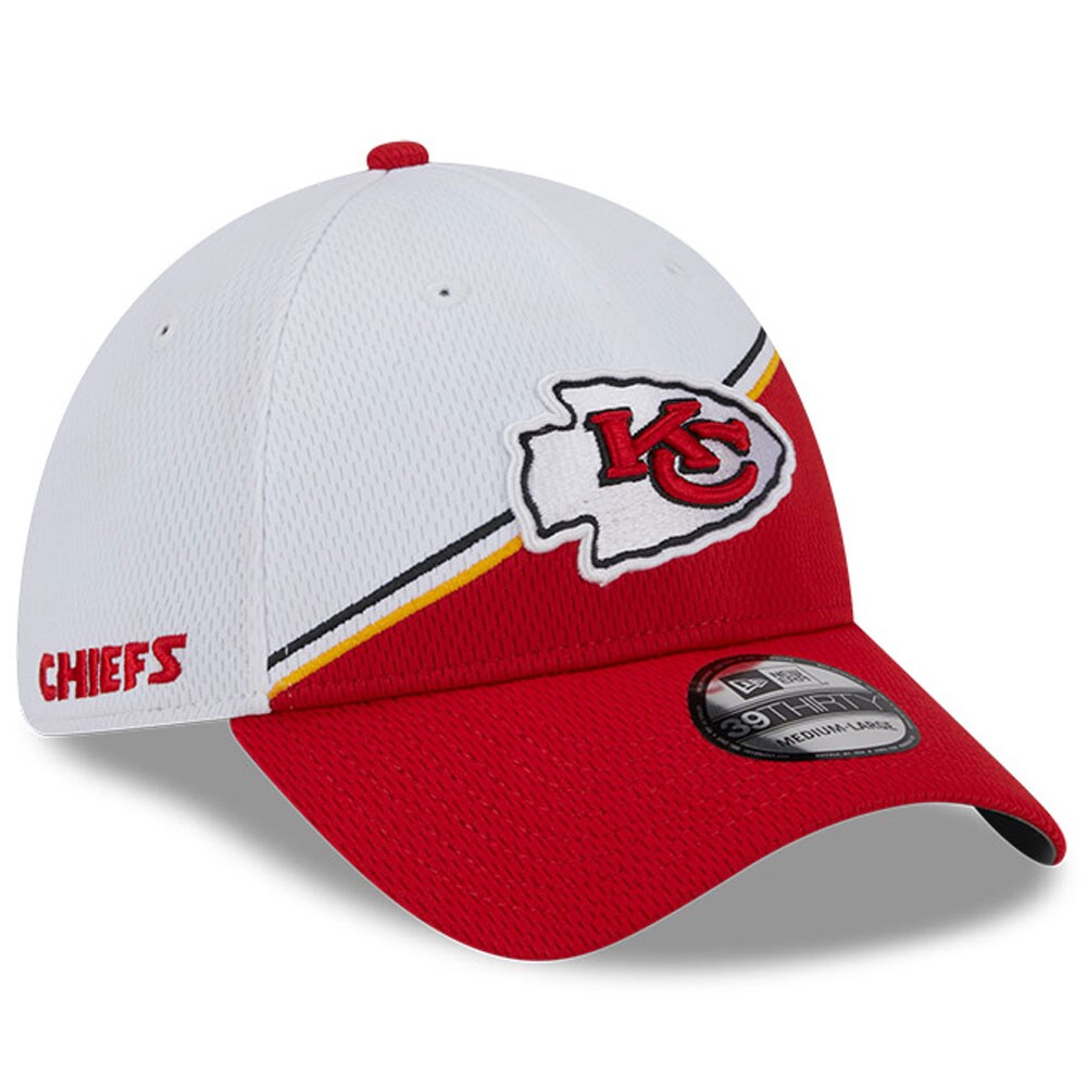 mens new era whitered kansas city chiefs 2023 sideline 39thirty flex hat Collection | Chiefs Shop NFL Jerseys & Hats