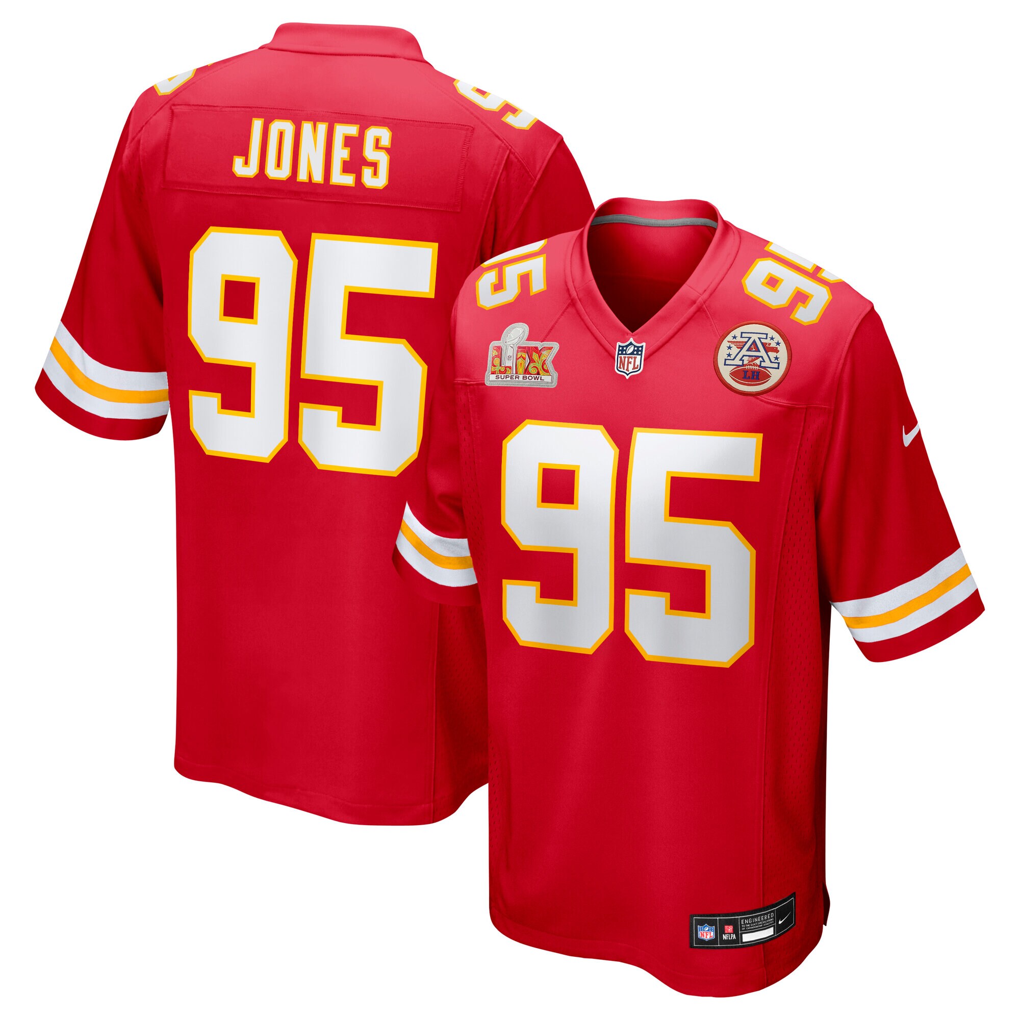 mens nike chris jones red kansas city chiefs super bowl lix game jersey Collection | Chiefs Shop NFL Jerseys & Hats