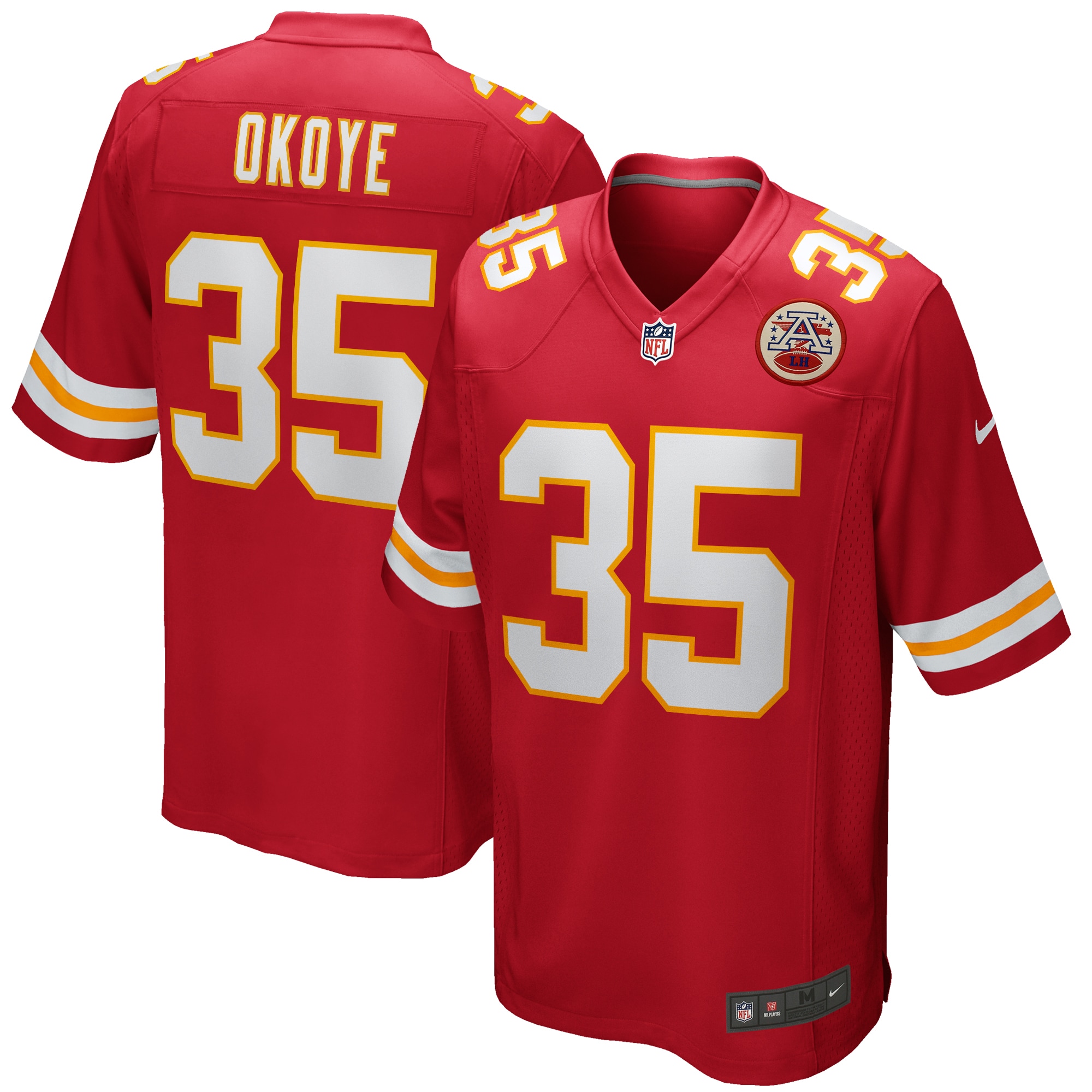 mens nike christian okoye red kansas city chiefs game retired player jersey Collection | Chiefs Shop NFL Jerseys & Hats