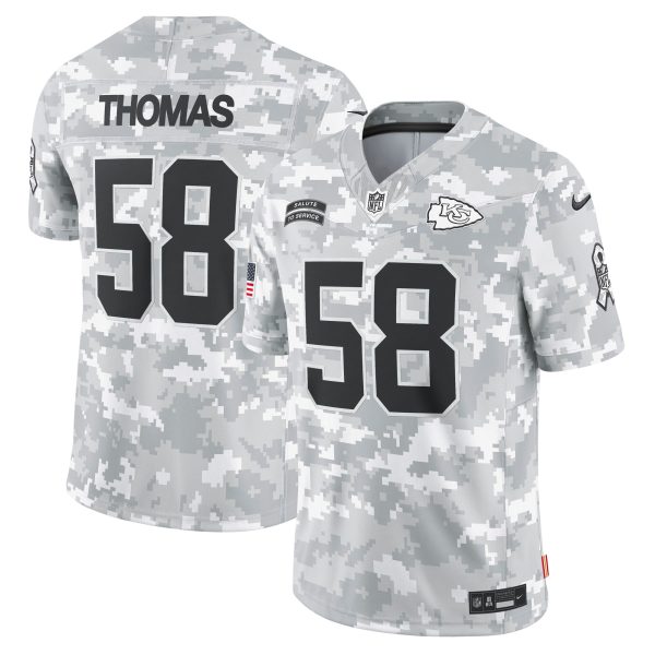 mens nike derrick thomas arctic camo kansas city chiefs 2024 salute to service retired player limited jersey Collection | Chiefs Shop NFL Jerseys & Hats